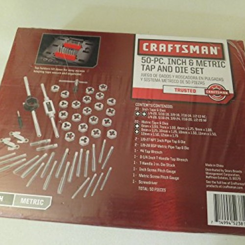 Craftsman Tap & Die SET 50pc Sae-met