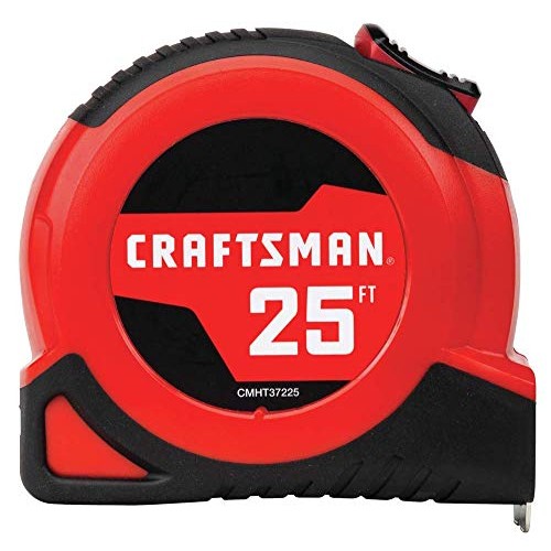 CRAFTSMAN Tape Measure, Self-Lock, 25-Foot CMHT37225S