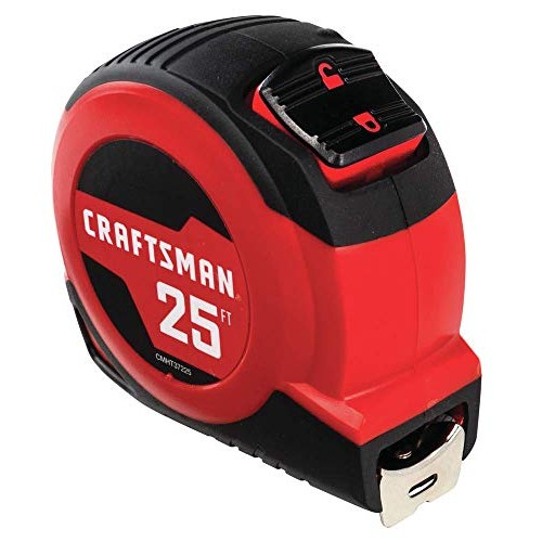 CRAFTSMAN Tape Measure, Self-Lock, 25-Foot CMHT37225S