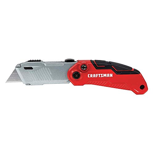 CRAFTSMAN Utility Knife, Assisted Opening, Folding Retractable wit...