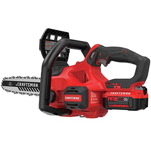CRAFTSMAN V20 Cordless Chainsaw, 12-Inch CMCCS620M1
