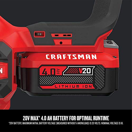 CRAFTSMAN V20 Cordless Chainsaw, 12-Inch CMCCS620M1