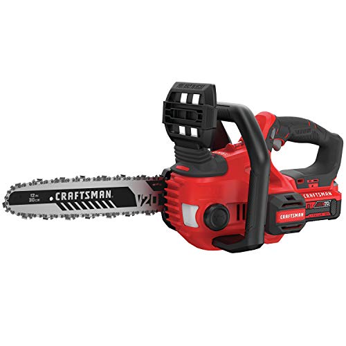 CRAFTSMAN V20 Cordless Chainsaw, 12-Inch CMCCS620M1