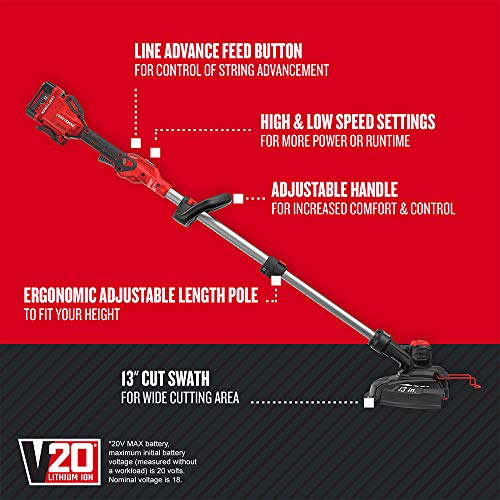 CRAFTSMAN V20 String Trimmer / Edger CMCST910M1