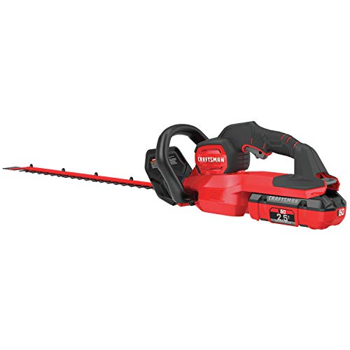 CRAFTSMAN V60 Cordless Hedge Trimmer, 24-Inch CMCHTS860E1
