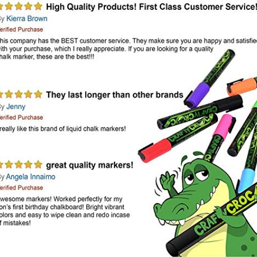 Liquid Chalk Markers for Blackboards - Use as Glass Window Markers...