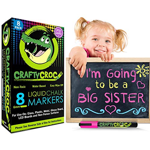 Liquid Chalk Markers for Blackboards - Use as Glass Window Markers...