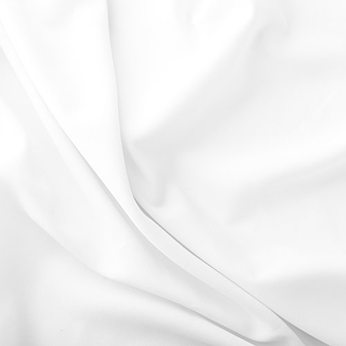 CRAFTY CUTS 2-Yards Cotton Fabric, White Solid 22164-G55583