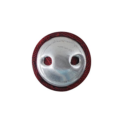 Taffeta Fabric Round 12 Pieces Handmade Maroon Buttons Sewing DIY ...