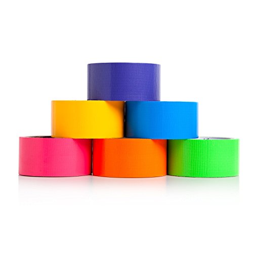 Craftzilla Colored Duct Tape - 6 Color Multi Pack - Variety Craft ...