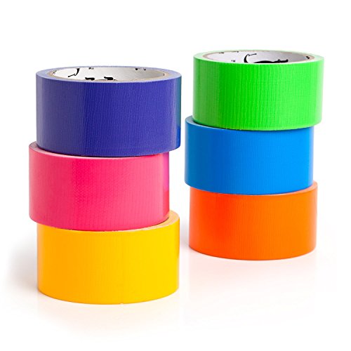 Craftzilla Colored Duct Tape - 6 Color Multi Pack - Variety Craft ...