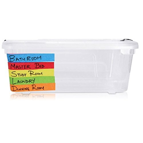 Craftzilla Colored Masking Tape - 6 Pack of 60 Yards x 1 inch Rain...
