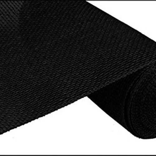 Poly Burlap Deco Mesh, 10 x 10 Yards Black
