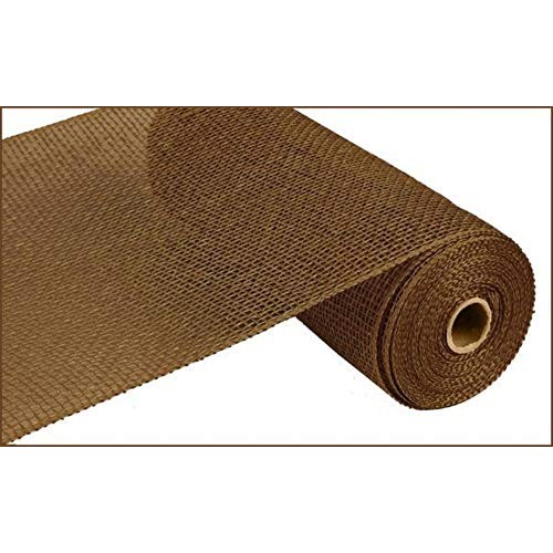 Poly Burlap Deco Mesh, 10 x 10 Yards Brown