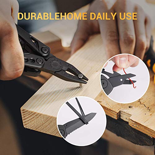 Multitool Pocket Knife for Men, Camping Accessories Fathers Day Gi...