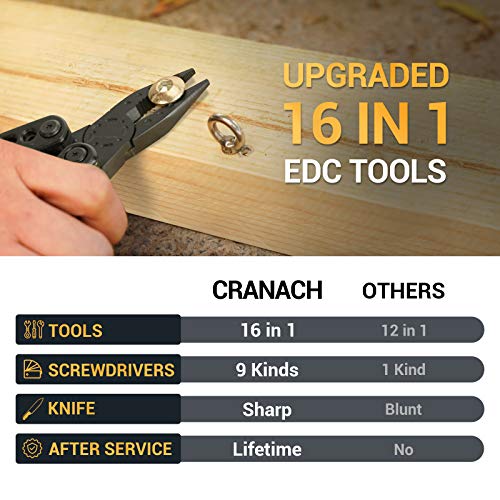 Multitool Pocket Knife for Men, Camping Accessories Fathers Day Gi...