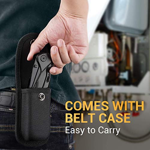 Multitool Pocket Knife for Men, Camping Accessories Fathers Day Gi...