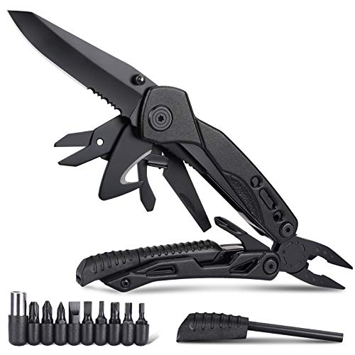 Multitool Pocket Knife for Men, Camping Accessories Fathers Day Gi...
