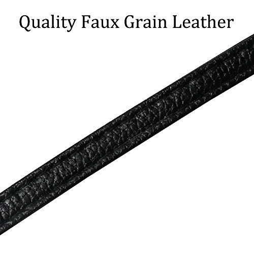 Craxoo Purse Strap | Non Adjustable Faux Grain Leather Replacement...