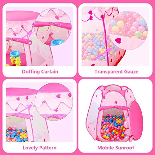 crayline Pop Up Princess Tent with Star Light, Toys for 1&2&3 Year...