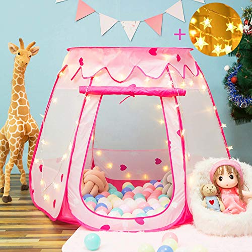 crayline Pop Up Princess Tent with Star Light, Toys for 1&2&3 Year...