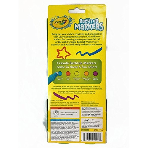 Crayola Bathtub Markers with 1 Bonus Extra Markers AND Crayola Bat...