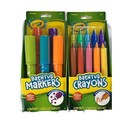 Crayola Bathtub Markers with 1 Bonus Extra Markers AND Crayola Bat...