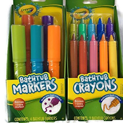 Crayola Bathtub Markers with 1 Bonus Extra Markers AND Crayola Bat...