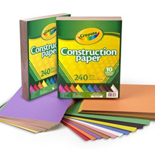 Crayola Bulk Construction Paper, Back To School Supplies, 10 Color...