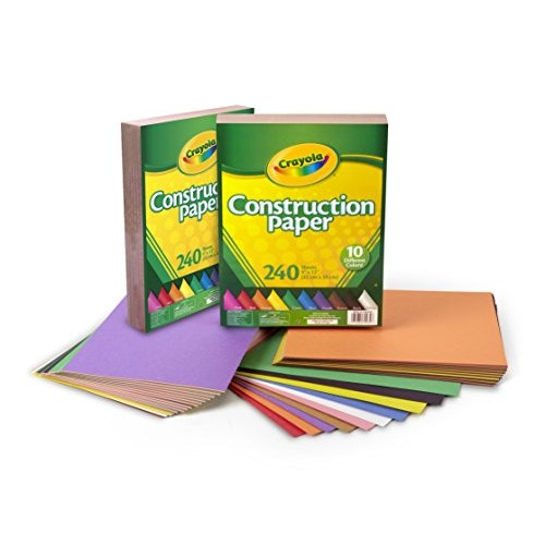Crayola Bulk Construction Paper, Back To School Supplies, 10 Color...