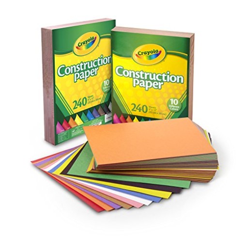 Crayola Bulk Construction Paper, Back To School Supplies, 10 Color...