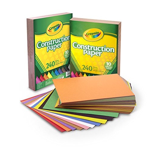 Crayola Bulk Construction Paper, Back To School Supplies, 10 Color...