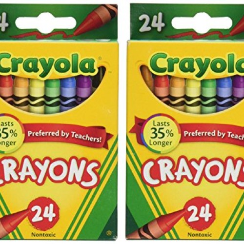 Crayola Crayons 24 Count - 2 Packs 52-3024
