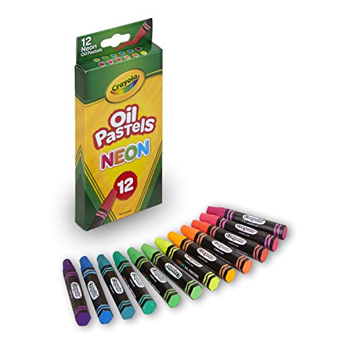 Crayola Oil Pastels, Assorted Neon Colors, Gift for Kids & Adults,...