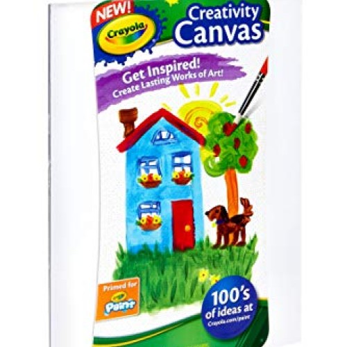 Crayola Paint Canvas Set, Painting Supplies, White, 2Count