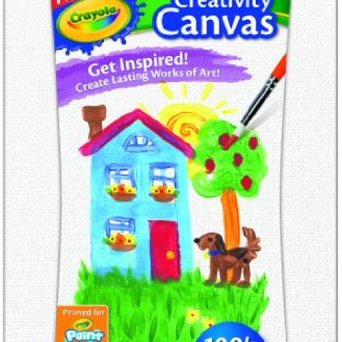 Crayola Paint Canvas Set, Painting Supplies, White, 2Count