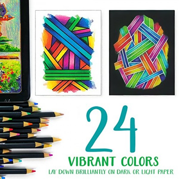 Crayola Signature Blend & Shade Soft Core Colored Pencils in Tin, ...