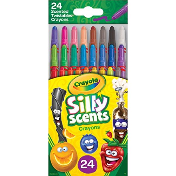 Crayola Silly Scents Twistables Crayons, Sweet Scented Crayons, 24...