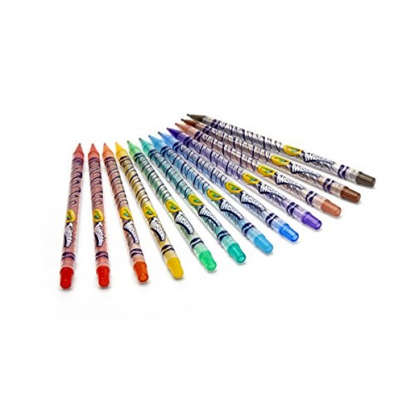 Crayola Twistables Colored Pencils, 12 Count, Assorted Colors