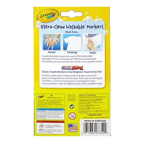 Crayola Ultra-Clean Washable Markers, Fine Line