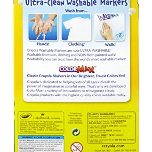 Crayola Ultra-Clean Washable Markers, Fine Line