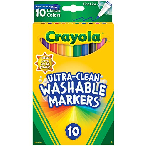 Crayola Ultra-Clean Washable Markers, Fine Line