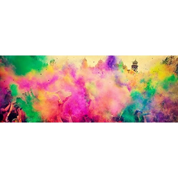 CraZeeColors Holi Color Powder- 100 Assorted Vibrant Color Packets...