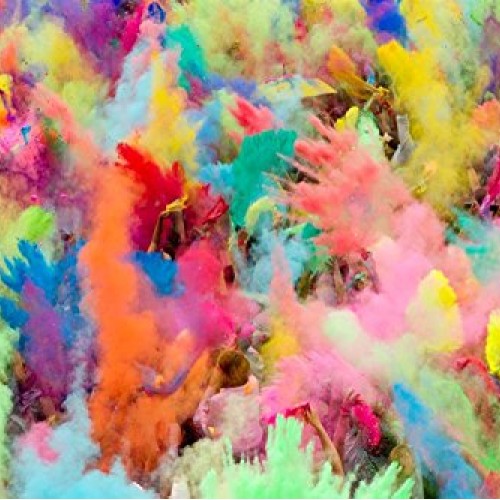 CraZeeColors Holi Color Powder- 100 Assorted Vibrant Color Packets...