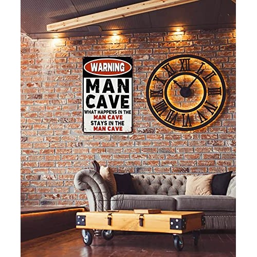 CrazySign Man Cave Sign And Decor For Garage Home Bar Wall Decor F...