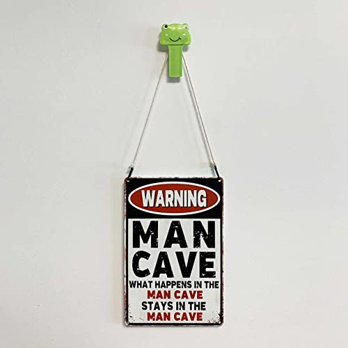 CrazySign Man Cave Sign And Decor For Garage Home Bar Wall Decor F...