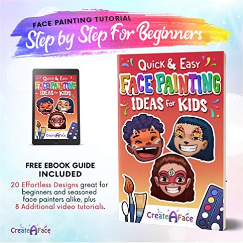 Face Paint Kit for Kids - Vibrant Face Painting Colors, Stencils &...