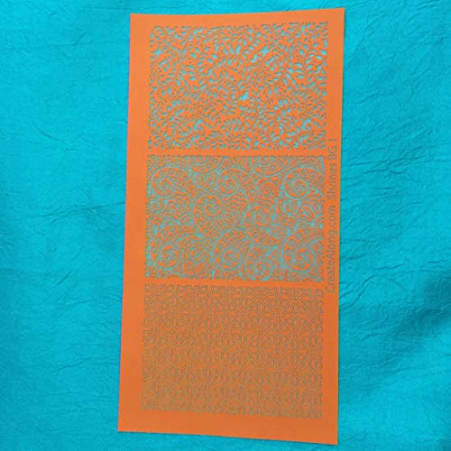 Silkscreen Stencil Shrines 1 3 Patterns for Crafting for Polymer C...