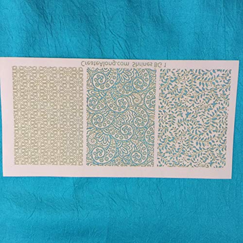 Silkscreen Stencil Shrines 1 3 Patterns for Crafting for Polymer C...