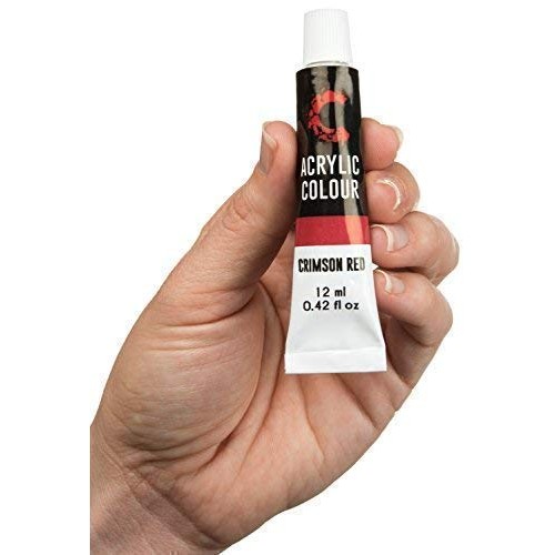 Creative Joy CJAPB01 Acrylic Paint Set & Brushes Vivid Paint Sets ...